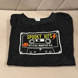 Kids 'Spooky Hits' Graphic Tee - Black